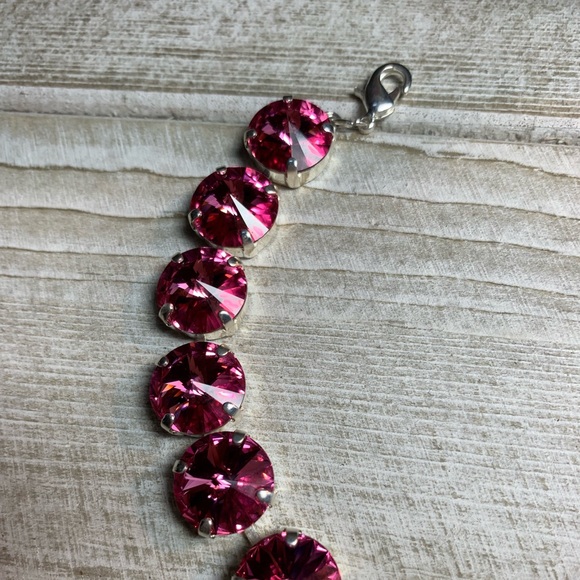 Handmade Swarovski Crystal “Crystal Rose Rivoli” - Picture 5 of 8